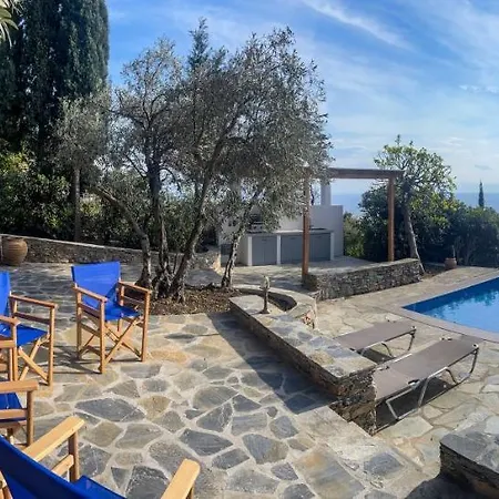 Panorama Skopelos - Amazing Sea View, Private Pool, Sleeps 7, Private & Peaceful! Klíma